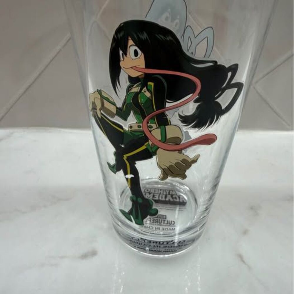 My Hero Academia Tsuyu Asui Froppy CultureFly Collectible Pint Glass